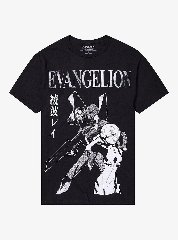 Evangelion Rei & Unit-00 Jumbo Graphic T-Shirt