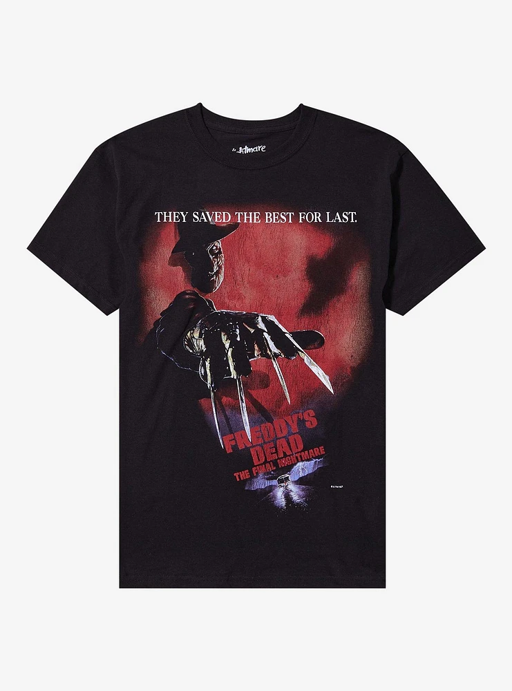 A Nightmare On Elm Street Freddy's Dead: The Final Poster T-Shirt