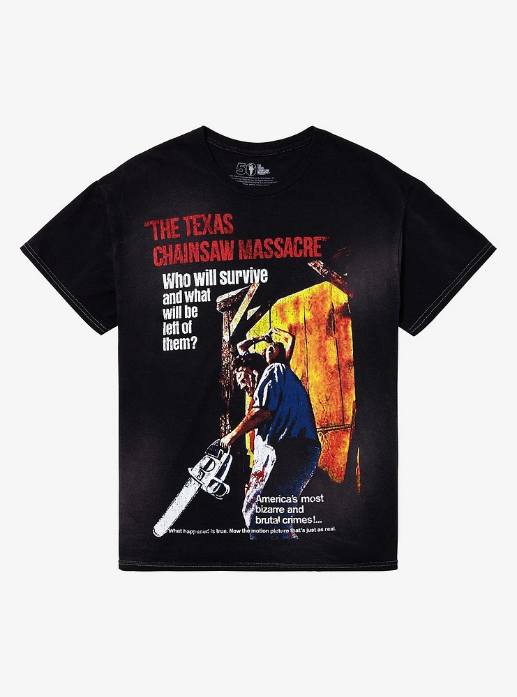 The Texas Chainsaw Massacre Film Poster Jumbo Graphic T-Shirt