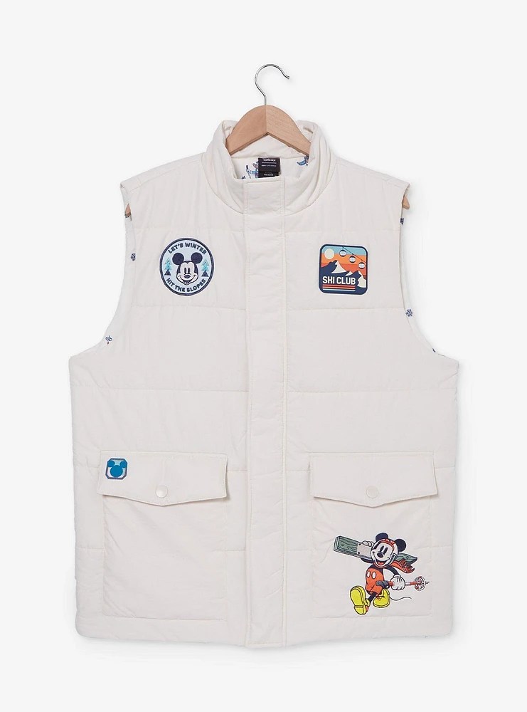 Disney Mickey Mouse & Friends Ski Puffer Vest - BoxLunch Exclusive