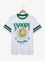 Peanuts Snoopy Tennis Club Ringer T-Shirt - BoxLunch Exclusive