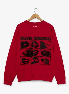 Olivia Rodrigo Guts Tonal Red Sweatshirt — BoxLunch Exclusive