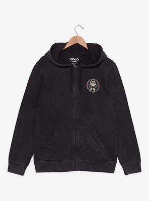 Disney Pixar Coco Floral Guitar Zipperd Hoodie - BoxLunch Exclusive