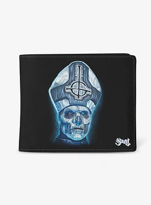 Ghost Papa Emeritus III Portrait Bifold Wallet