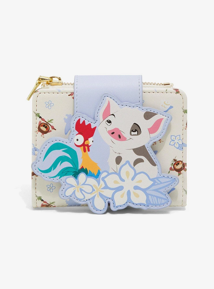 Her Universe Disney Moana 2 Pua & Heihei Flap Wallet