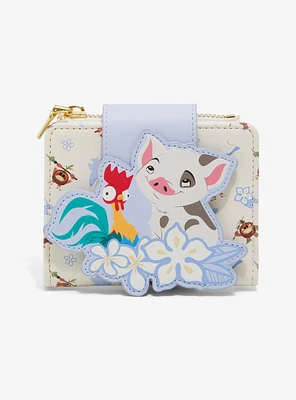 Her Universe Disney Moana 2 Pua & Heihei Flap Wallet