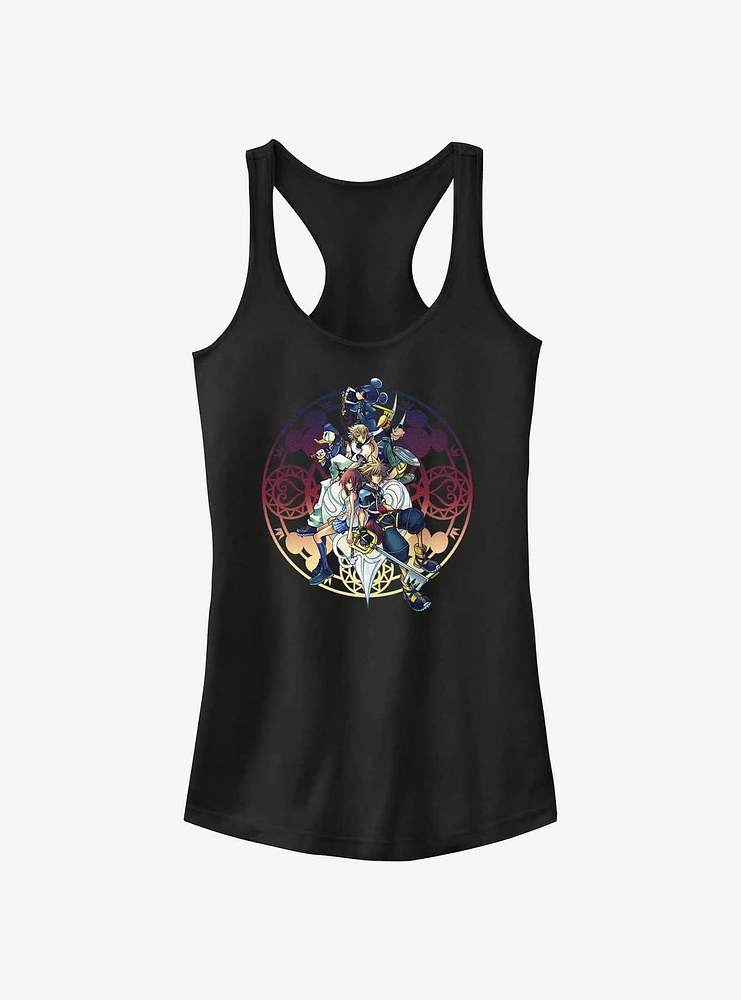 Disney Kingdom Hearts Cloud Sitting Girls Tank