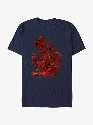 Disney Kingdom Hearts Cover Red T-Shirt