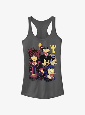 Disney Kingdom Hearts Sora's Team Girls Tank