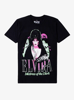 Elvira Mistress Of The Dark Snake T-Shirt