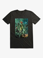 DC Comics Birds Of Prey Poison Ivy Death Grip Comic Art T-Shirt