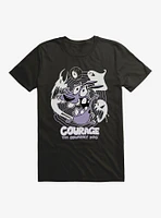 Courage The Cowardly Dog Ghosts T-Shirt