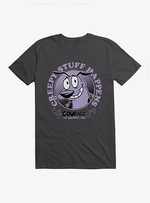 Courage The Cowardly Dog Creepy Stuff Happens T-Shirt