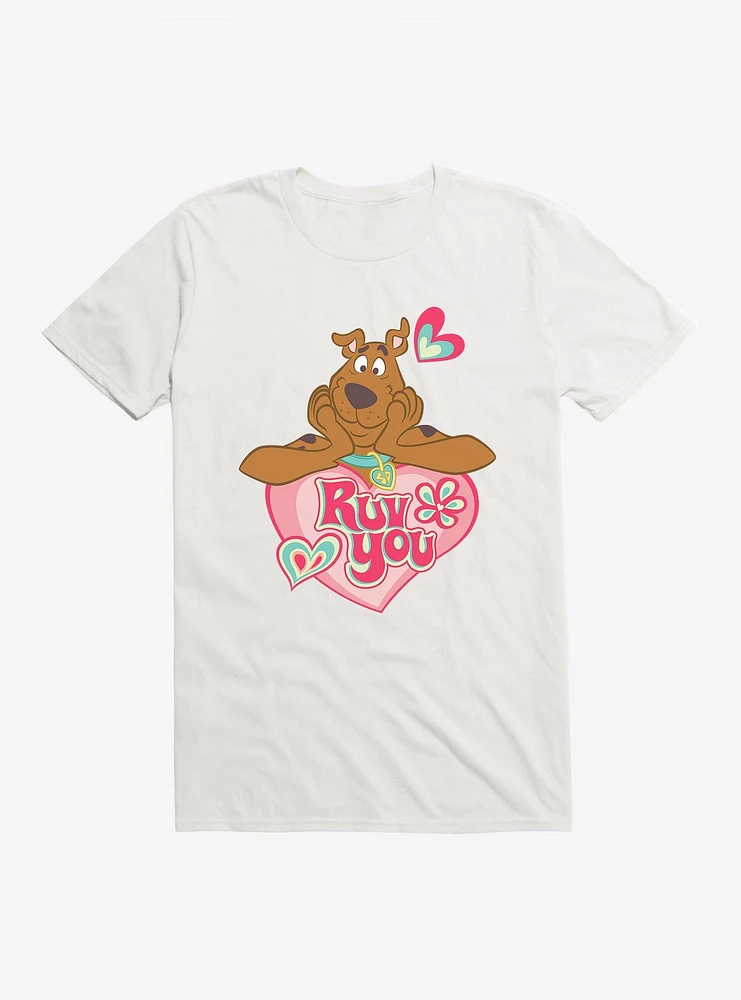 Scooby-Doo Valentines Ruv You Heart T-Shirt