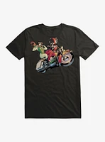 DC Comics Batman Harley Quinn Poison Ivy Joyride Black T-Shirt