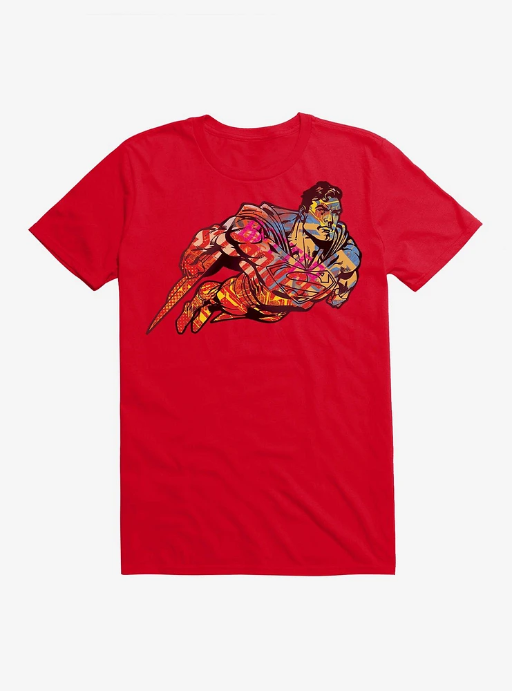 DC Comics Superman Color Outline T-Shirt