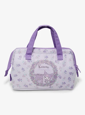 Sanrio Kuromi Purple Floral Insulated Lunch Bag