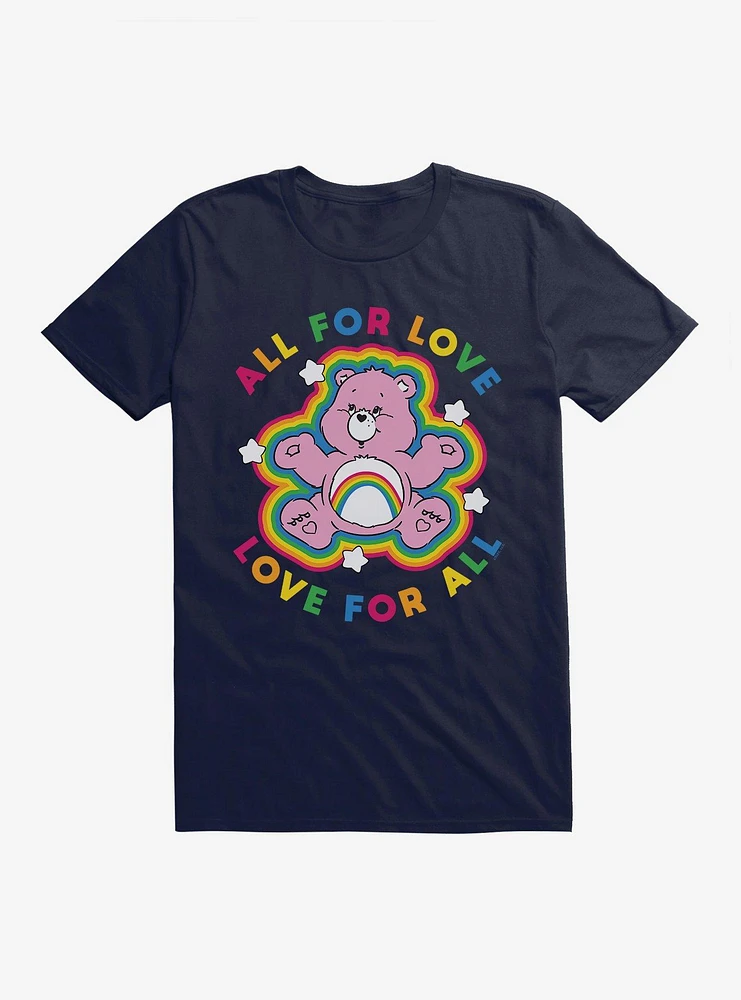 Care Bears Pride Cheer Bear All For Love, Love T-Shirt