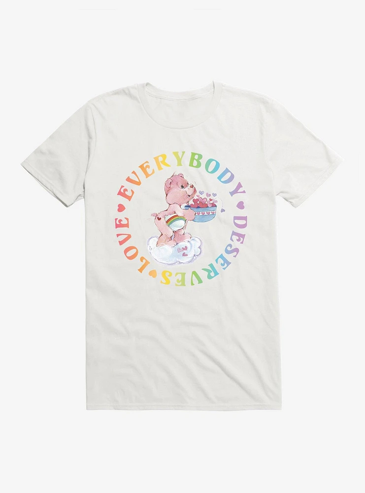 Care Bears Pride Cheer Bear Everybody Deserves Love T-Shirt