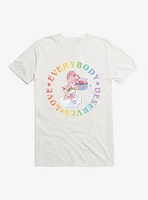 Care Bears Pride Cheer Bear Everybody Deserves Love T-Shirt