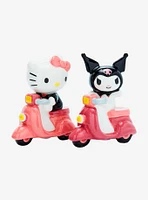 Blue Sky Hello Kitty & Kuromi Scooters Salt & Pepper Shaker Set