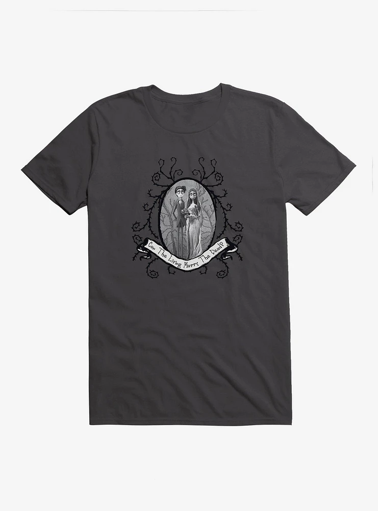 Corpse Bride Emily And Victor Portrait T-Shirt