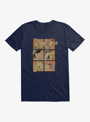 The Flintstones Whole Gang Tile T-Shirt