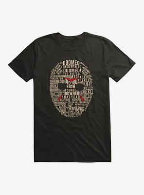 Friday The 13th Jason Script Mask T-Shirt