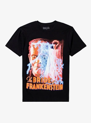 Universal Monsters The Bride Of Frankenstein Poster T-Shirt