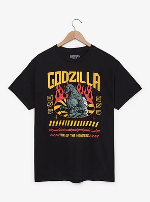 Godzilla Flame Portrait T-Shirt - BoxLunch Exclusive