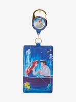 Loungefly Disney The Little Mermaid Ariel & Eric Lagoon Retractable Lanyard