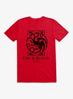 House Of The Dragon Targaryen Fire And Blood T-Shirt