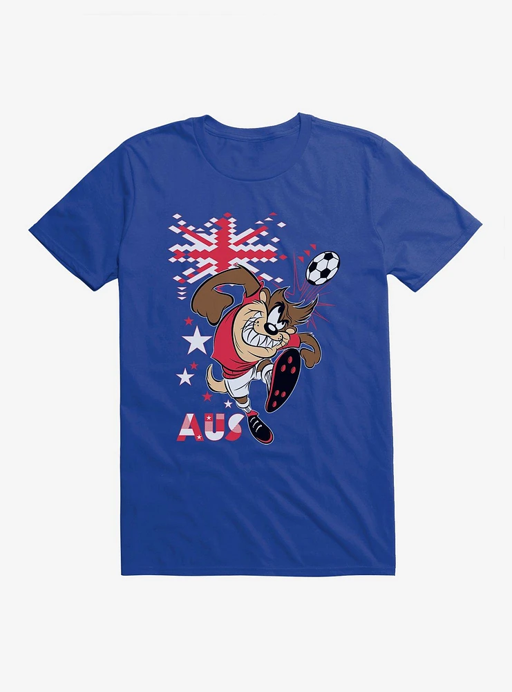 Looney Tunes Taz Football Australia T-Shirt