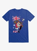 Looney Tunes Taz Football Australia T-Shirt