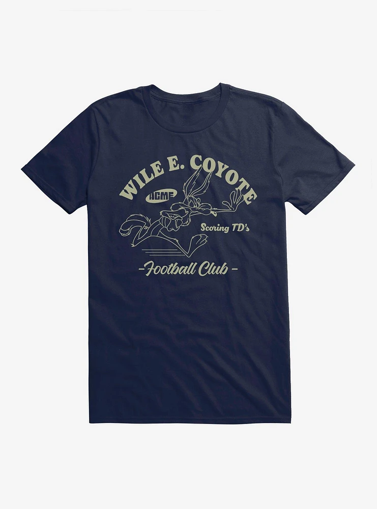 Looney Tunes Wile E. Coyote Football Club T-Shirt