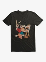 Looney Tunes Bugs Bunny And Porky Pig T-Shirt