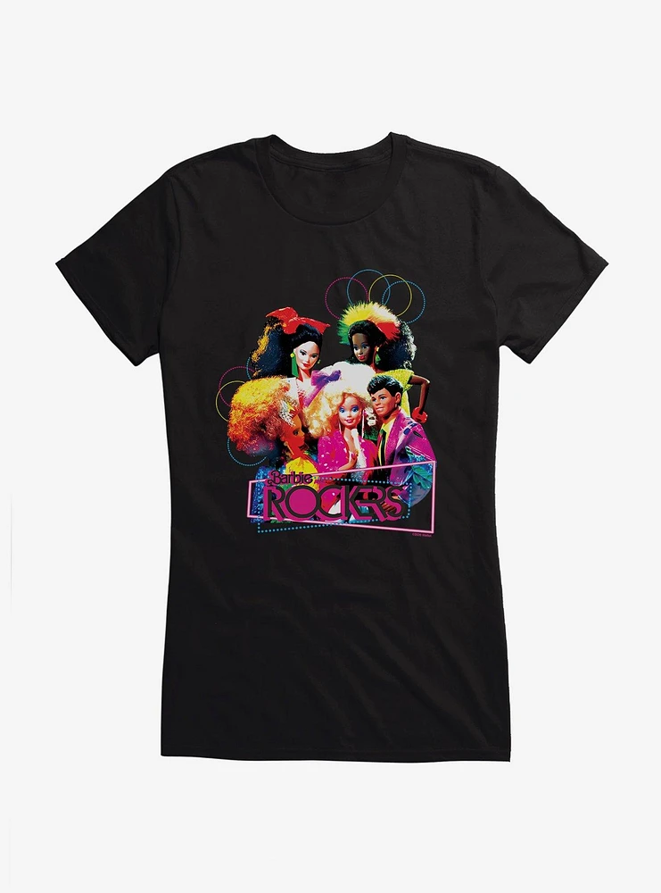 Barbie And The Rockers Neon Glam Girls T-Shirt