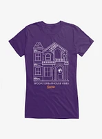 Barbie Halloween Spooky Dreamhouse Vibes Girls T-Shirt