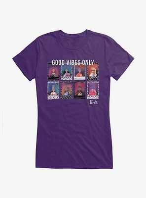 Barbie Haloween Good Vibes Only Girls T-Shirt