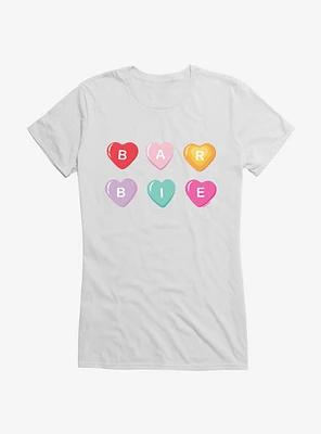 Barbie Valentine's Day Candy Heart Girls T-Shirt