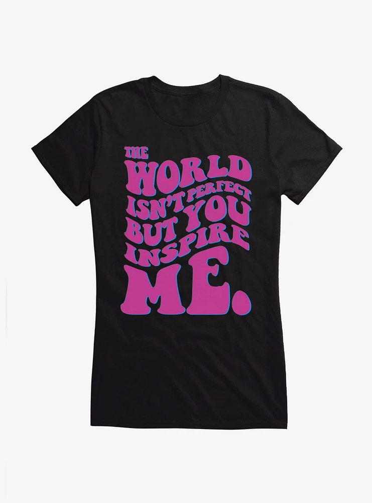 Barbie The Movie You Inspire Me! Girls T-Shirt