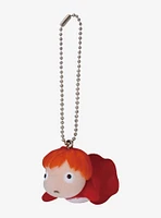 Studio Ghibli Ponyo Figural Flocked Ponyo Keychain