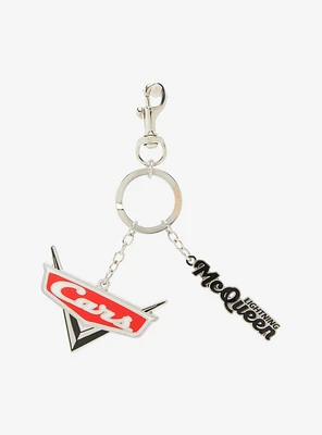 Loungefly Disney Pixar Cars Logo Multi-Charm Keychain - BoxLunch Exclusive