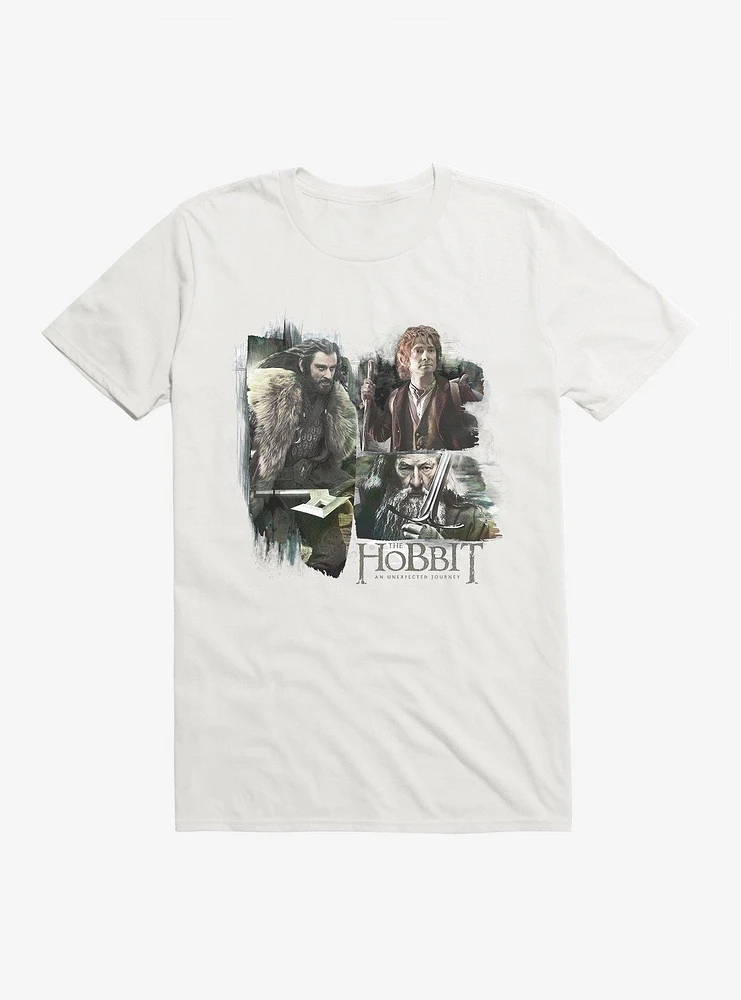 The Hobbit: An Unexpected Journey Thorin Bilbo Gandalf T-Shirt