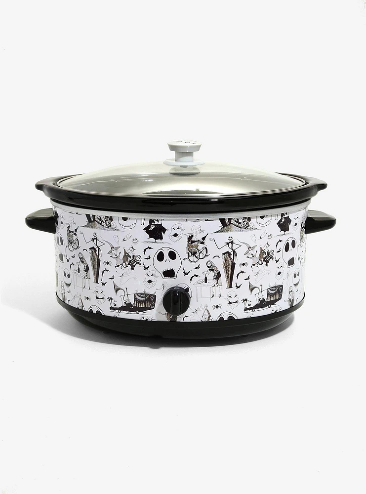 Disney The Nightmare Before Christmas Black & White 7-Quart Slow Cooker