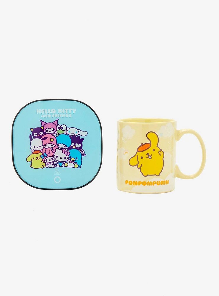 Sanrio Pompompurin Cloud Mug with Warmer