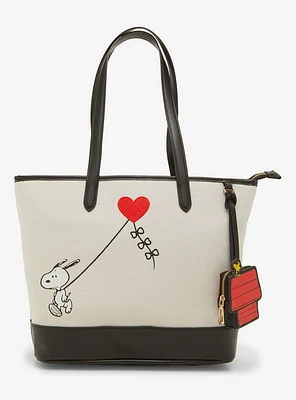 Peanuts Snoopy Heart Kite Tote Bag with Coin Purse - BoxLunch Exclusive