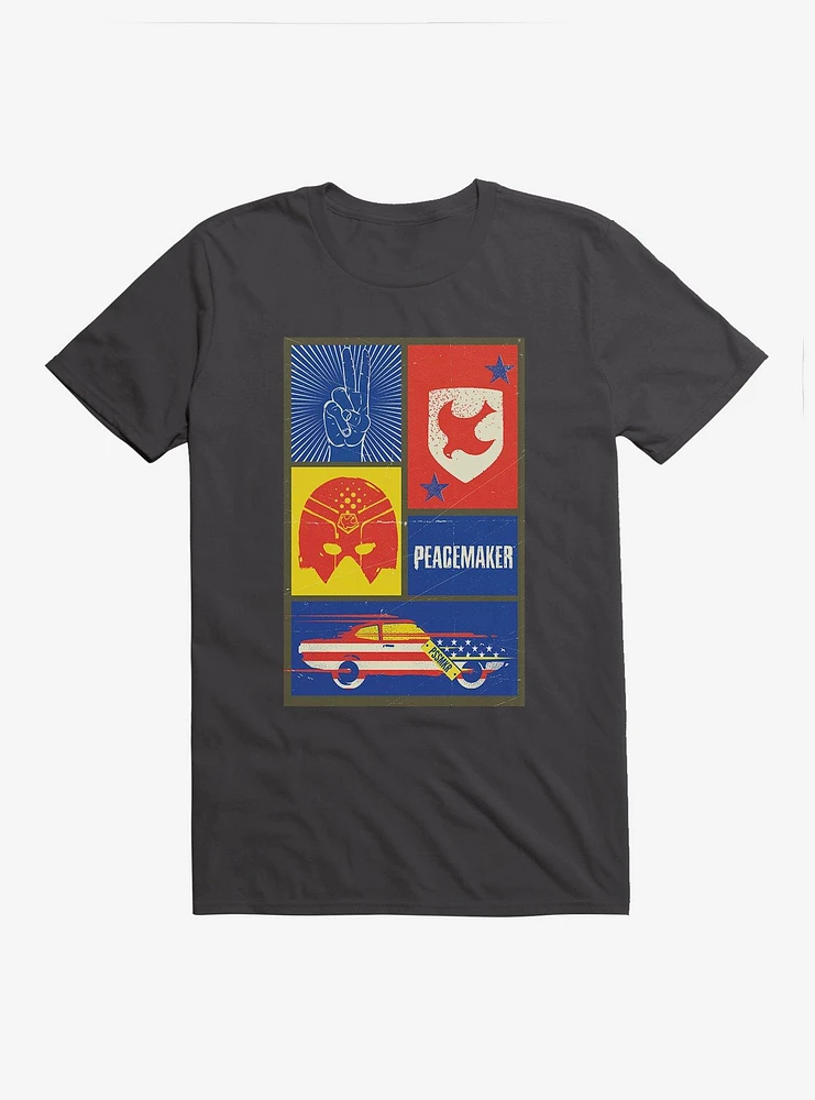 DC Comics Peacemaker Icons T-Shirt