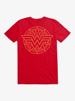 DC Comics Wonderwoman Logo Star T-Shirt