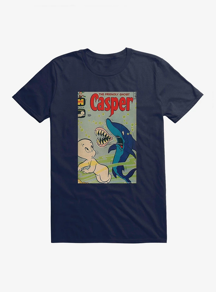 Casper The Friendly Ghost Shark Jaw T-Shirt